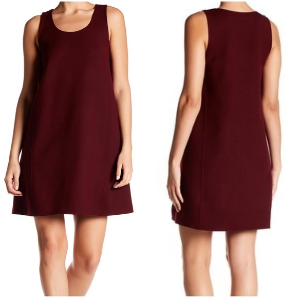 Theory Sleeveless Solid Wool Blend Dress - Picture 1 of 7